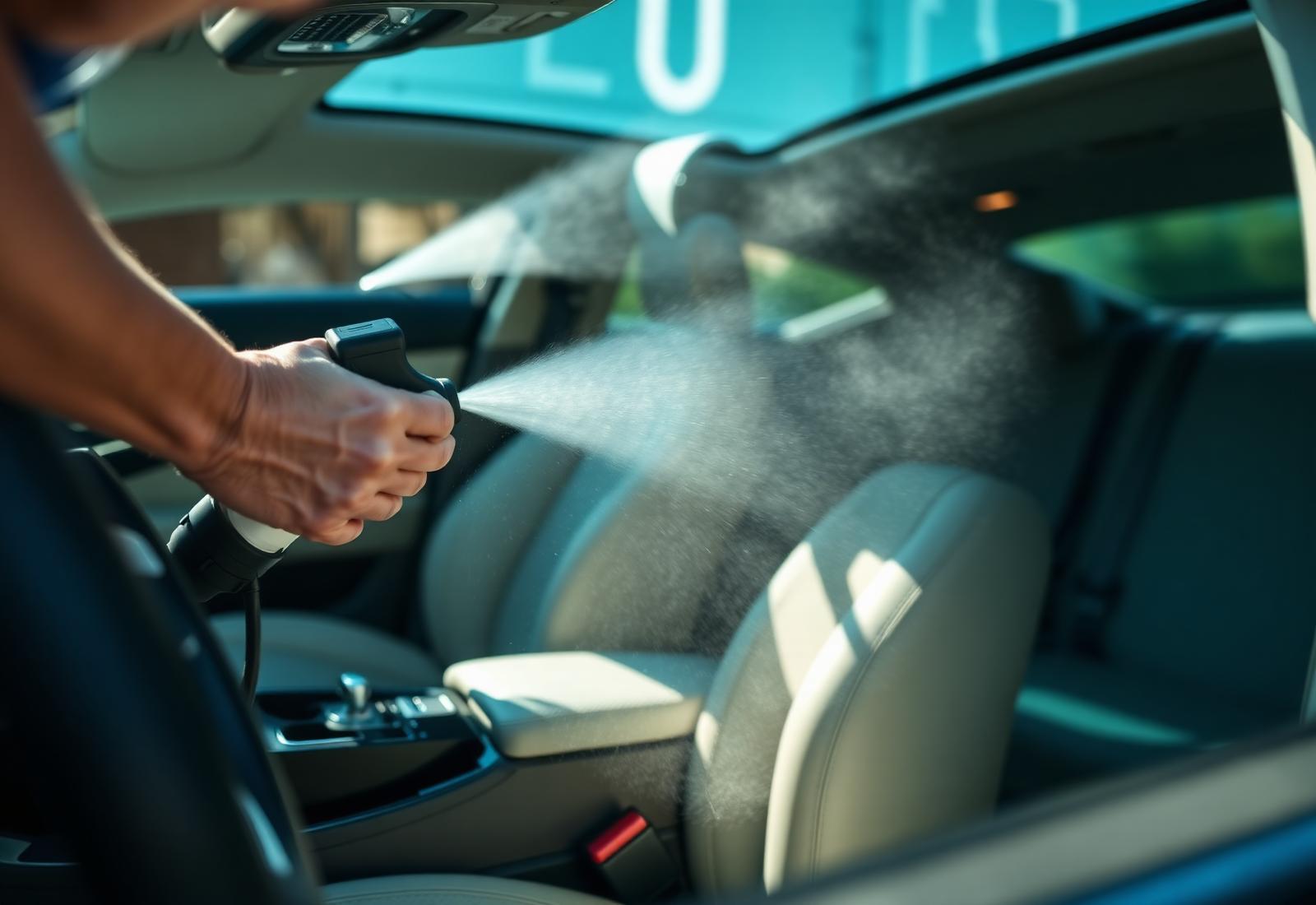 Detailing interior auto